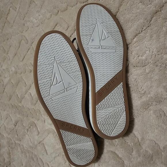 Sperry Women's Starfish Black Boat Shoes 9.5 NWOT - Picture 8 of 9